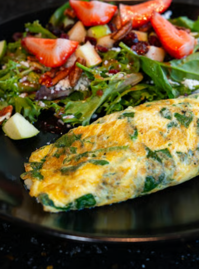 Omelette De Espinacas.