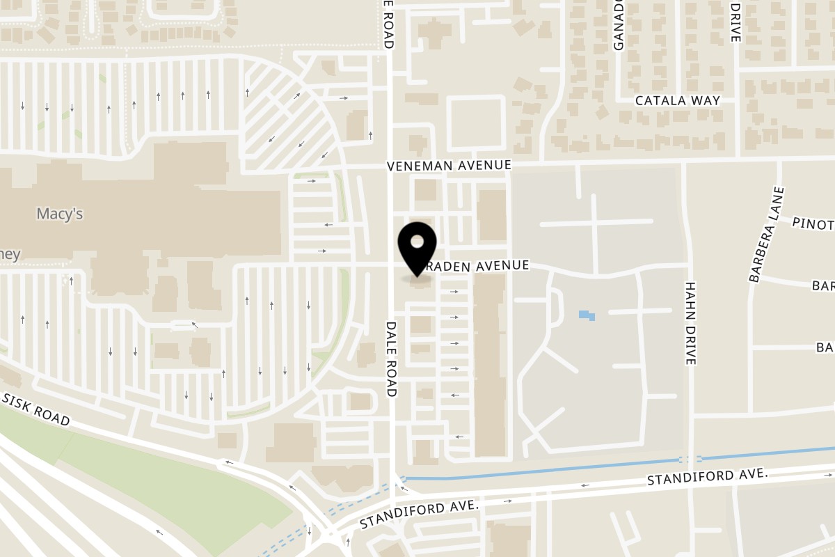 Map showing the location of Culichi Town on 3250 Dale Rd l in Modesto